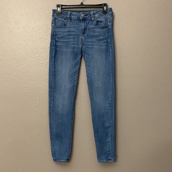 American Eagle Next Level Stretch High Waisted Jeggings Size 4 - Picture 2 of 12